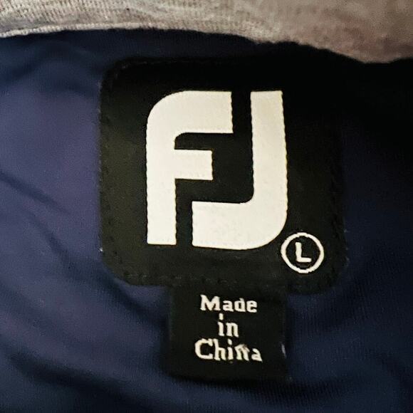 FootJoy Performance Golf Pullover Navy Blue Large - Picture 8 of 11